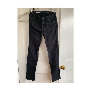 AG the prima Cigarette jeans black size 26